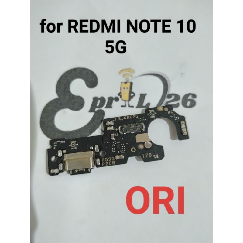 CONNECTOR CHARGER XIAOMI REDMI NOTE 10 (5G) POCO M3PRO ORI PLUS IC PAPAN KONEKTOR CAS PCB BOARD XIAO