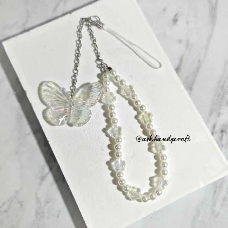 Strap Phone Papermint | Gantungan  Kunci | Strap Phone | Korean Style