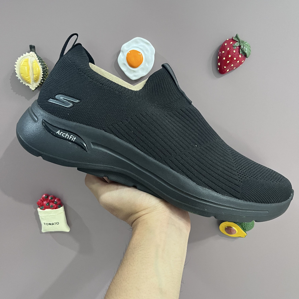 Skechers GoWalk Arch Fit iconic 216118 Full Black Original BNIB MAP