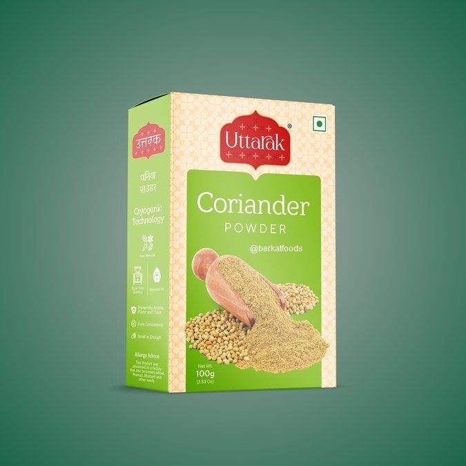 

Coriander Powder Uttarak / Dhaniya Dhania / Ketumbar Bubuk Murni Kasbara