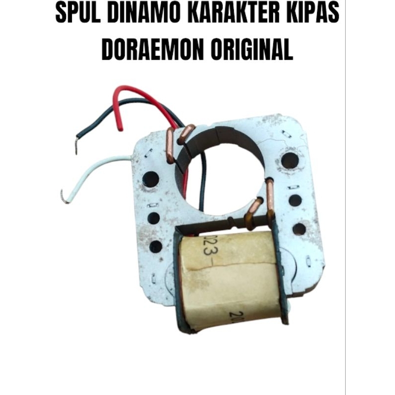 dinamo spul kipas angin karakter doraemon origunal