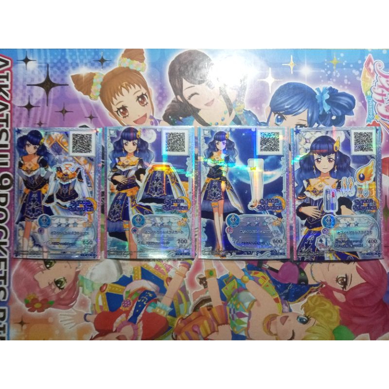 Aikatsu friends rare moon maiden print set kaguya