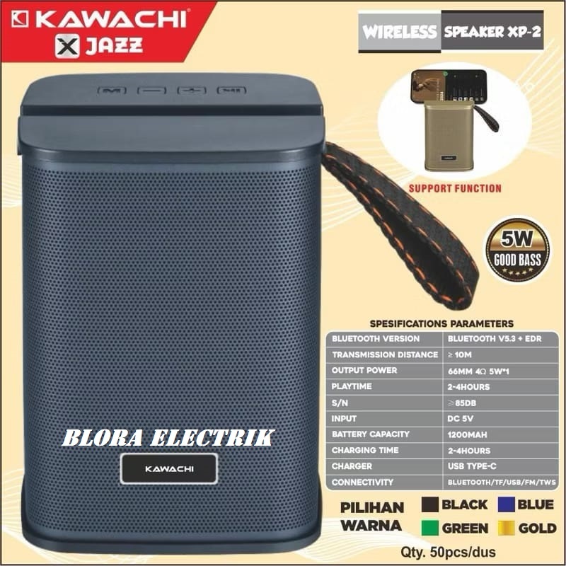 Speaker Portabel Kawachi Speaker Mini Bluetooth Full Bass Kawachi X-JAZZ