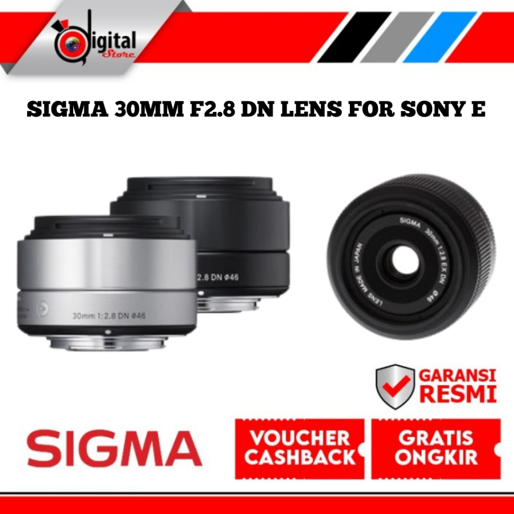 Sigma 30mm f2.8 DN Lens for Sony E-mount