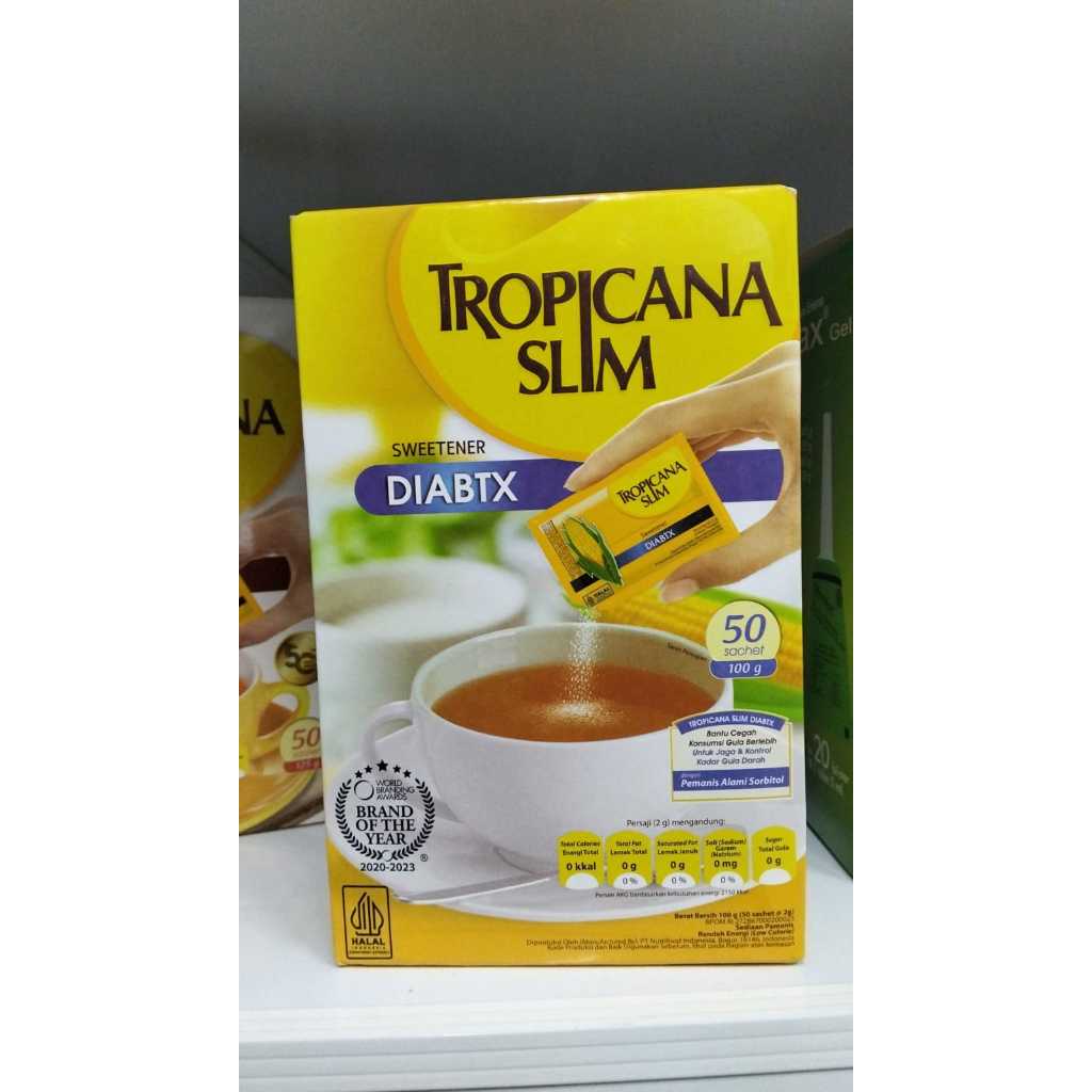 

Tropicana Slim Sweetener Diabtx 50 Sachet