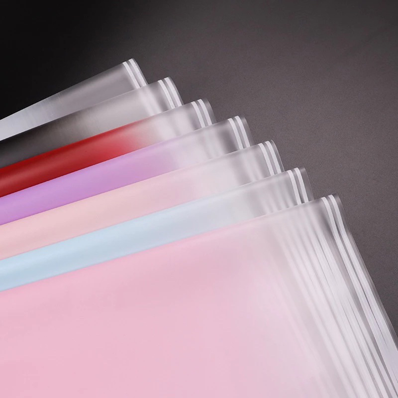 

FLOWER WRAPPING PAPER GRADASI WARNA / KERTAS BUKET / GRADASI / CELLOPHANE GRADIENT