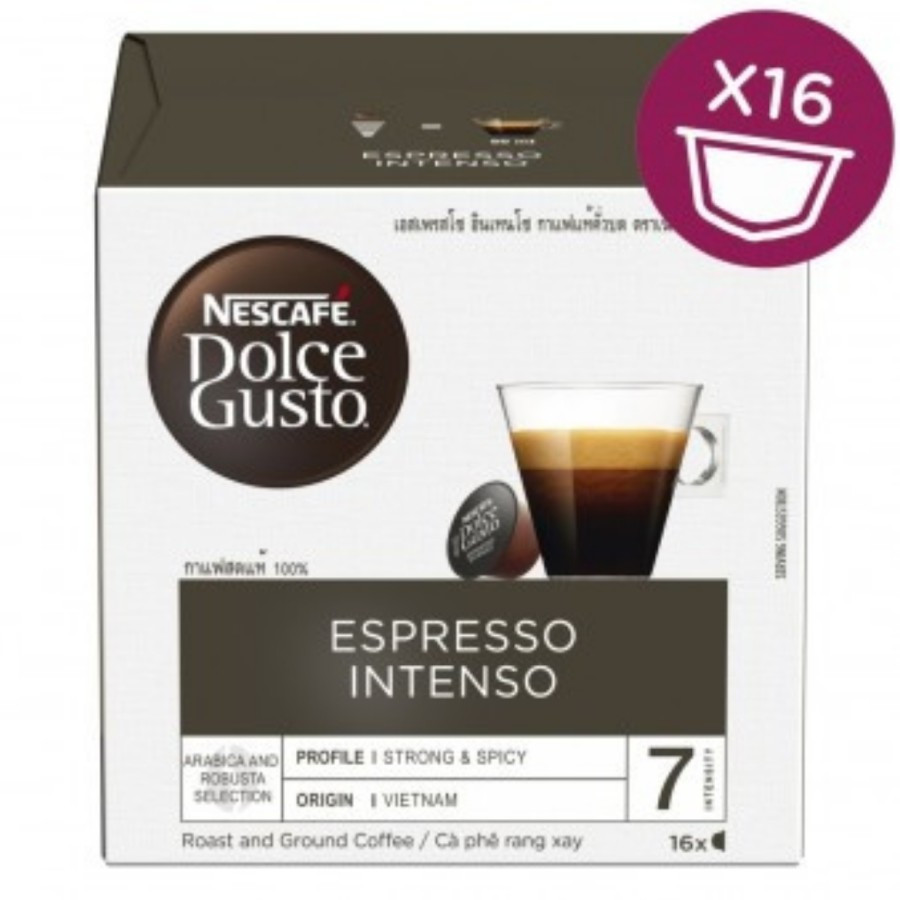 

Dolce Gusto Espresso Intenso Coffee Capsules