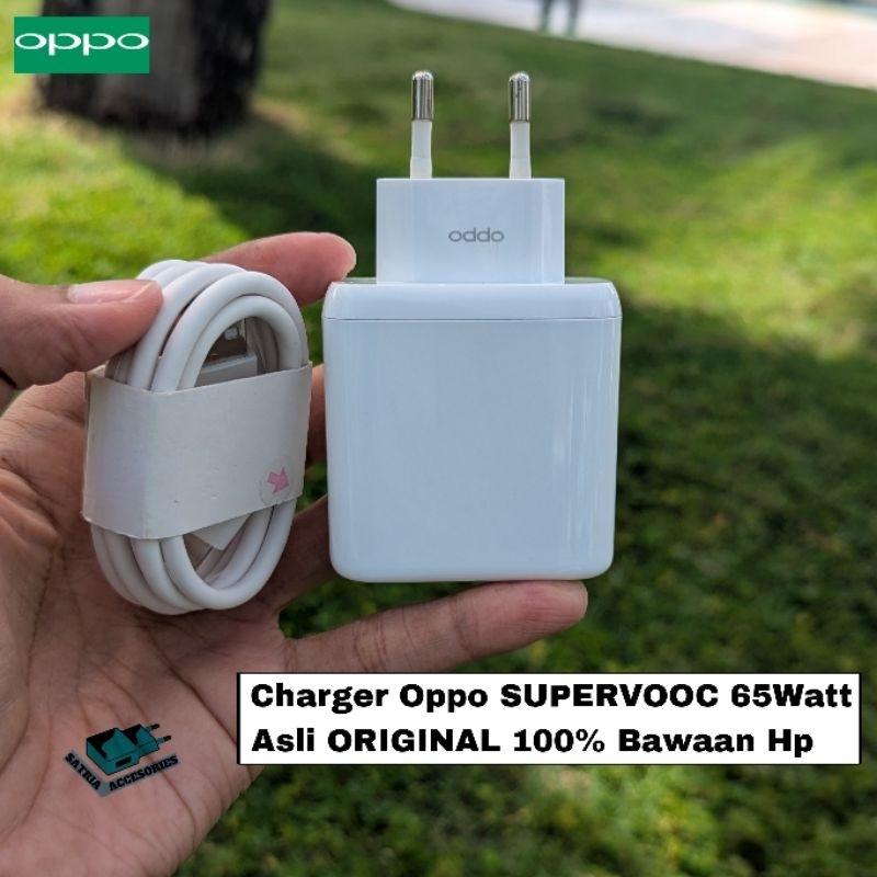 Charger Oppo SUPERVOOC 65Watt Asli ORIGINAL 100% Bawaan Hp