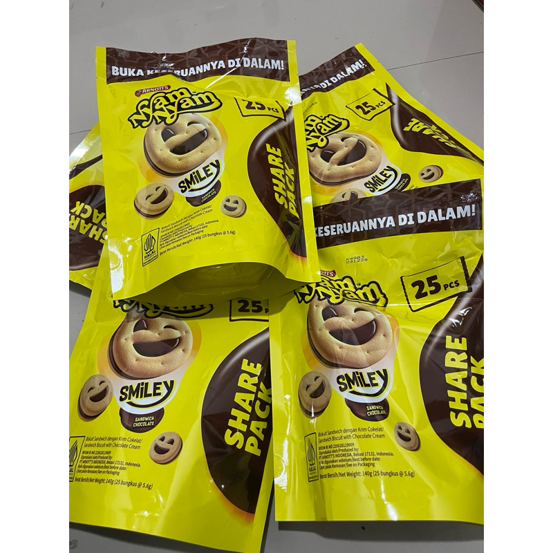 

NYAM NYAM SMILEY SHARE PACK ISI 25BUNGKUS