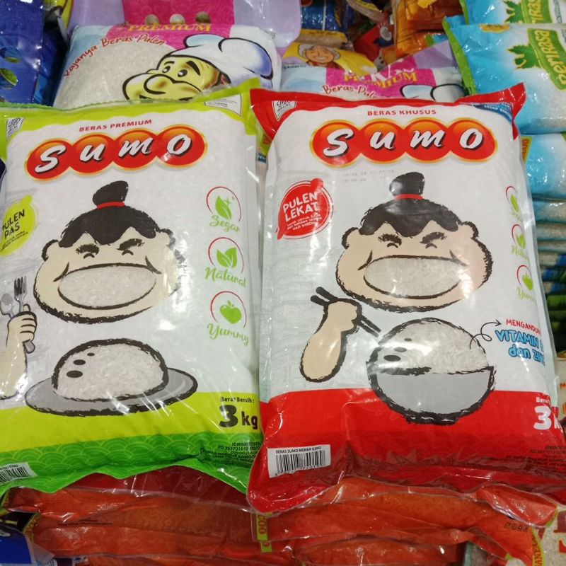 

beras kemasan 3kg &1kg