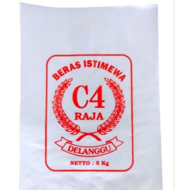 Karung plastik 5kg 50pcs || Plastik Beras 5kg 50pcs Delanggu