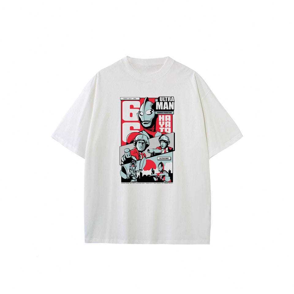 kaos oversize combed 16s Ultramen