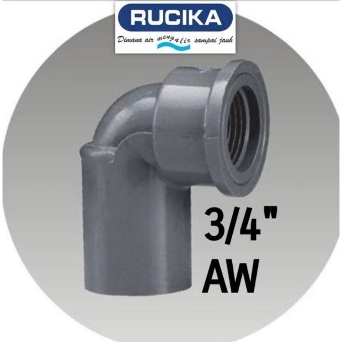 Elbow Rucika 3/4" Inch AW / Knee Elbow 3/4" Inci