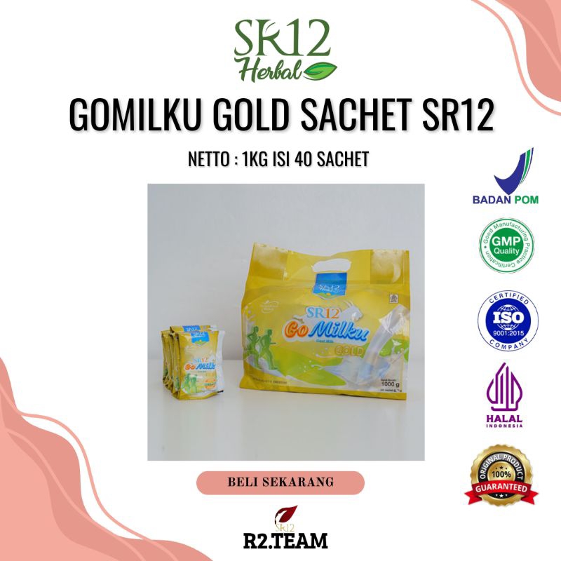 

Gomilku Gold Sachet SR12 isi 40 Sachet