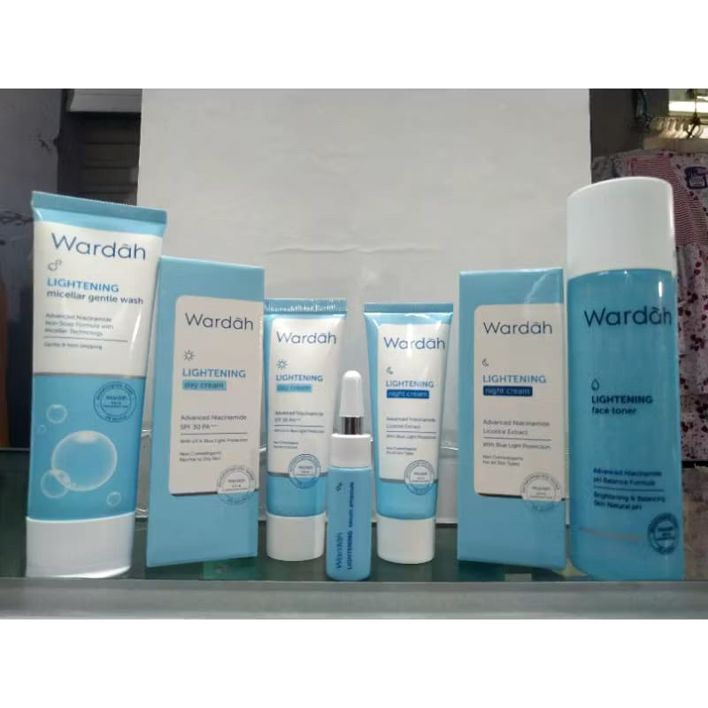 satu set skincare wardah
