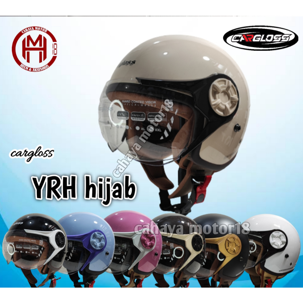 HELM CARGLOSS YRH HIJAB|HELM WANITA BERHIJAB ALL VARIAN