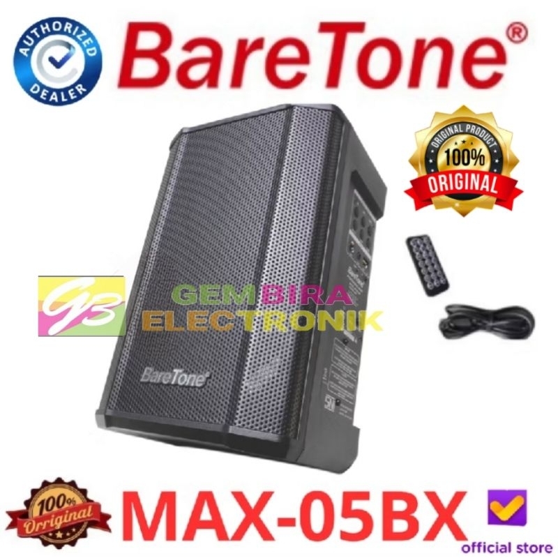 Speaker Aktif Baretone 5 inch Max05bx Bluetooth Original