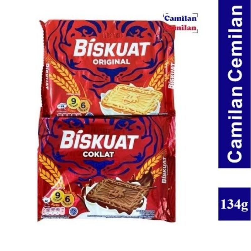 

BISKUAT ENERGI RASA ORIGINAL DAN COKLAT UKURAN 106 GR