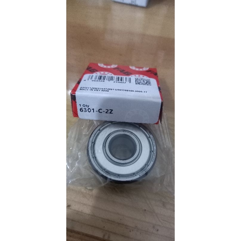 Ball bearing 6301 ZZ FAG