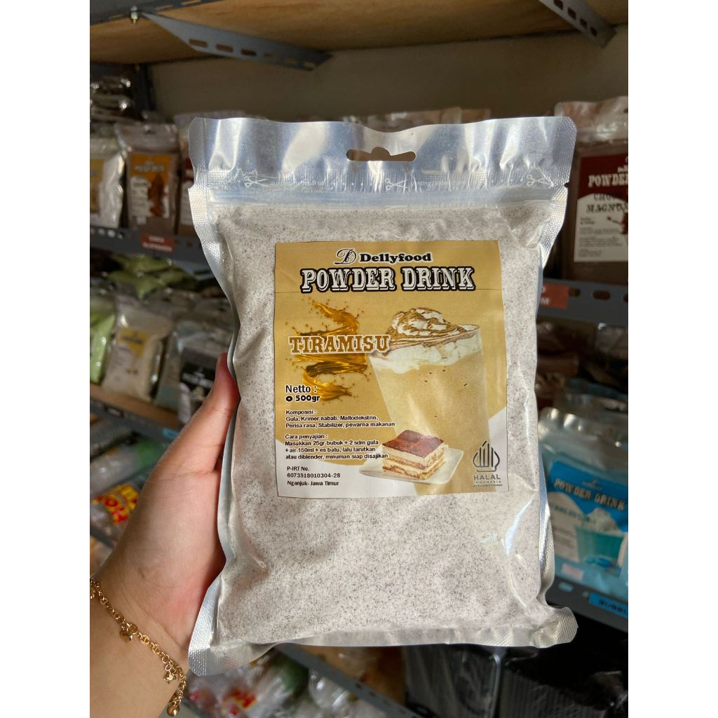 

Powder Drink / Bubuk Minuman Rasa Tiramisu 500gr