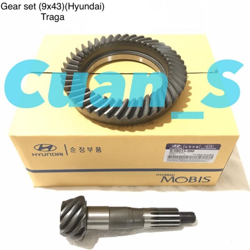 GEAR SET GIGI GARDAN ISUZU TRAGA 9×43 HYUNDAI