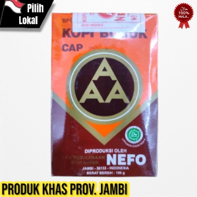 

Kopi AAA Nefo Khas Jambi 250grm