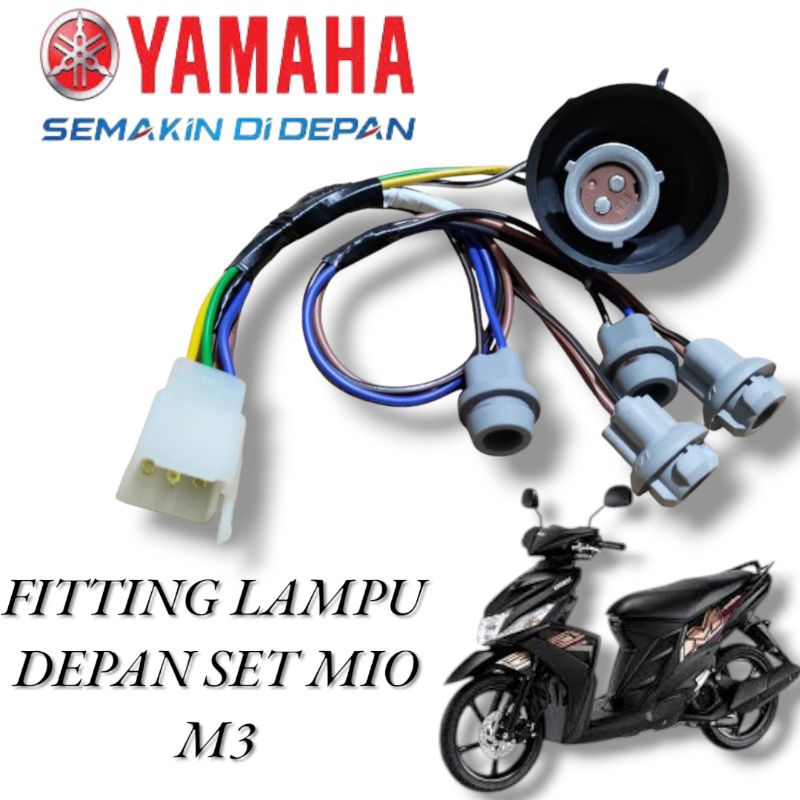 Kabel Fitting Pitting Lampu Depan Yamaha Set Mio M3 Pitting Lampu Depan Yamaha Mio M3 PNP (Tinggal P