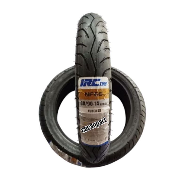 BAN LUAR DEPAN MATIC IRC TUBLES 80/90-14 NF 66 BAN DEPAN VARIO BEAT BEAT FI SPACY SCOOPY RING 14 ORI