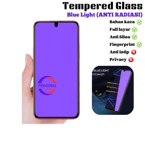ORIGINAL TG BLUE LIGHT OPPO A16 OPPO A16K OPPO A16S OPPO A16E OPPO A17 OPPO A17K OPPO A18