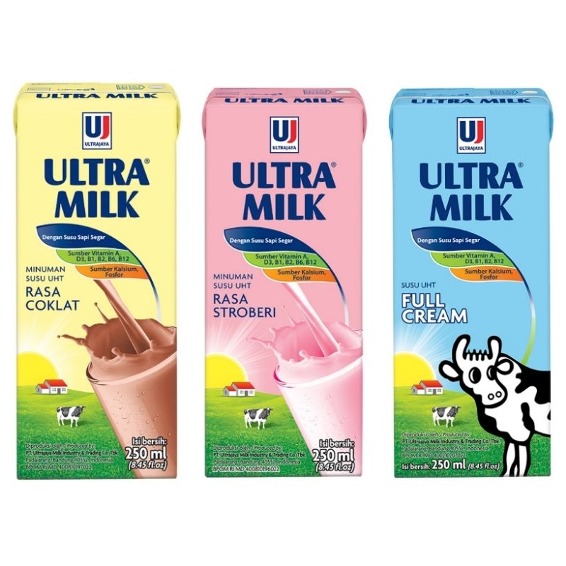 

Ultra Milk Susu UHT Kotak 250 ml