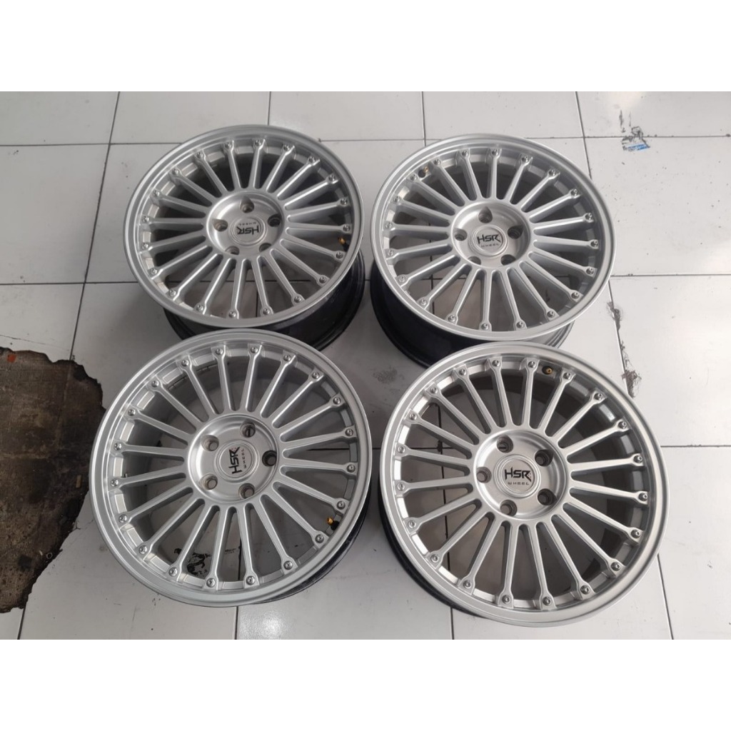 Velg Second HSR JJC Ring 17 Lubang 5x114 Cocok INNOVA RUSH TERIOS WULING BRV HRV CRV DLL