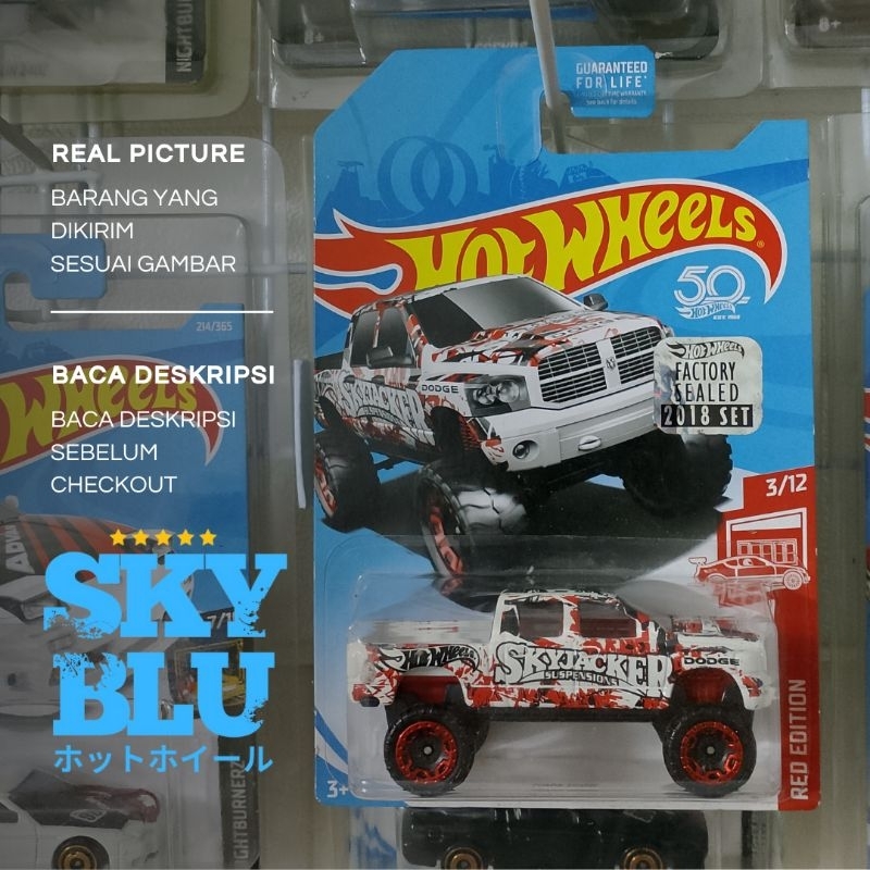 HOT WHEELS RAM 1500 RED EDITION