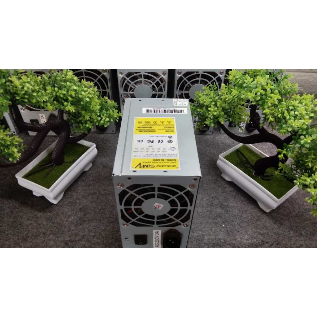 Power Supply PSU 24 Pin Untuk PC atau Komputer Merk Campur Simbadda, Dazumba, SPC, Advace, dll Bekas