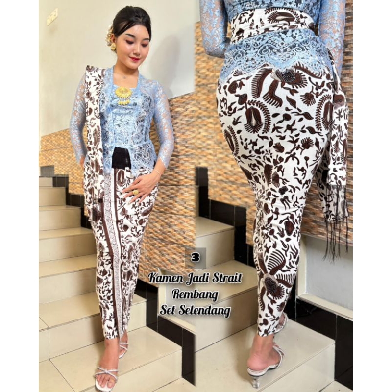 rok bali batik rembang katun premium