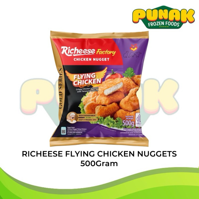 

RICHEESE FLYING CHICKEN NUGGET NAGET AYAM 500Gram
