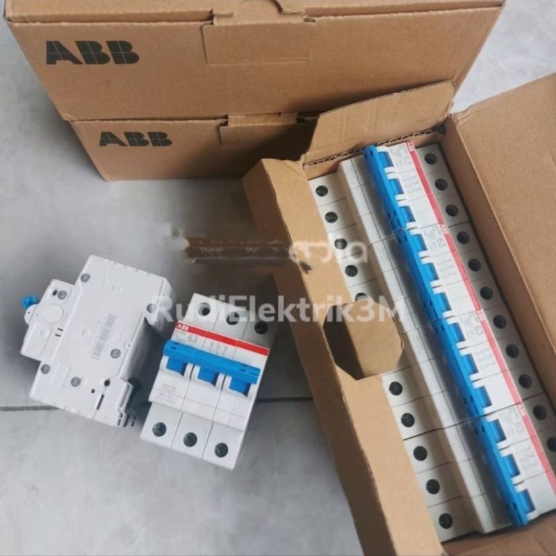 Mcb 3 phase Abb 63A asli PLN