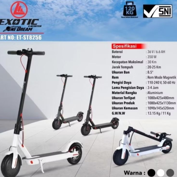 SKUTER LISTRIK EXOTIC ST 8256