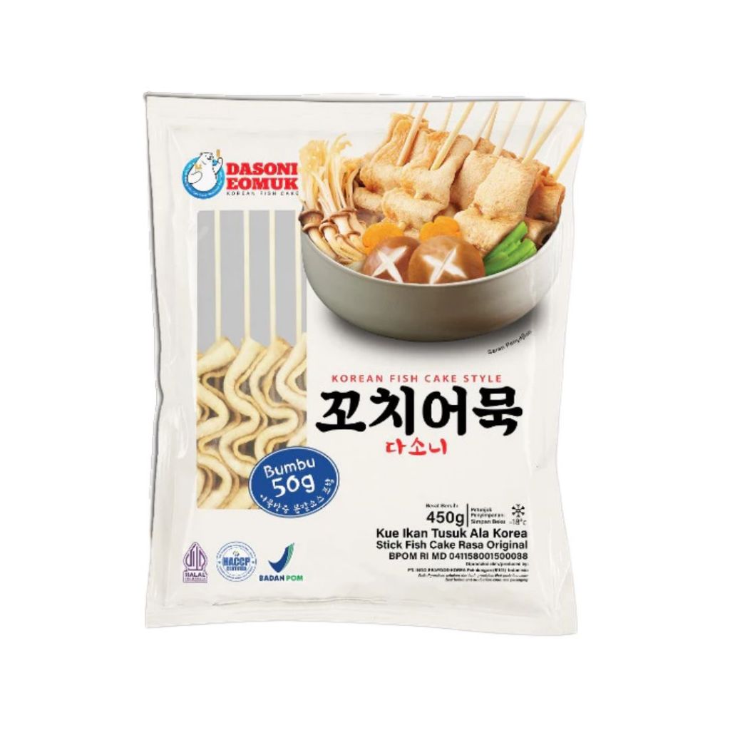 

Dasoni Eomuk Stick Fish Cake Odeng Tusuk Korea 450 Gram