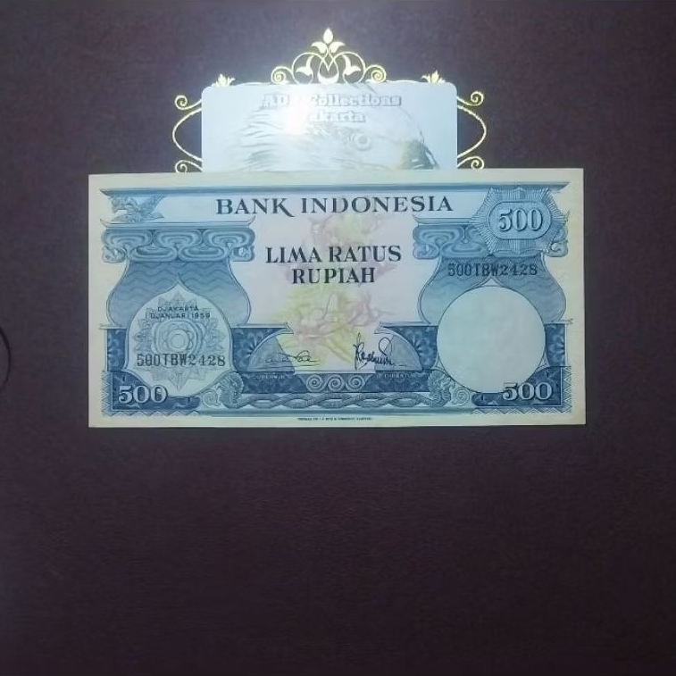 Uang kuno 500 rupiah seri bunga
