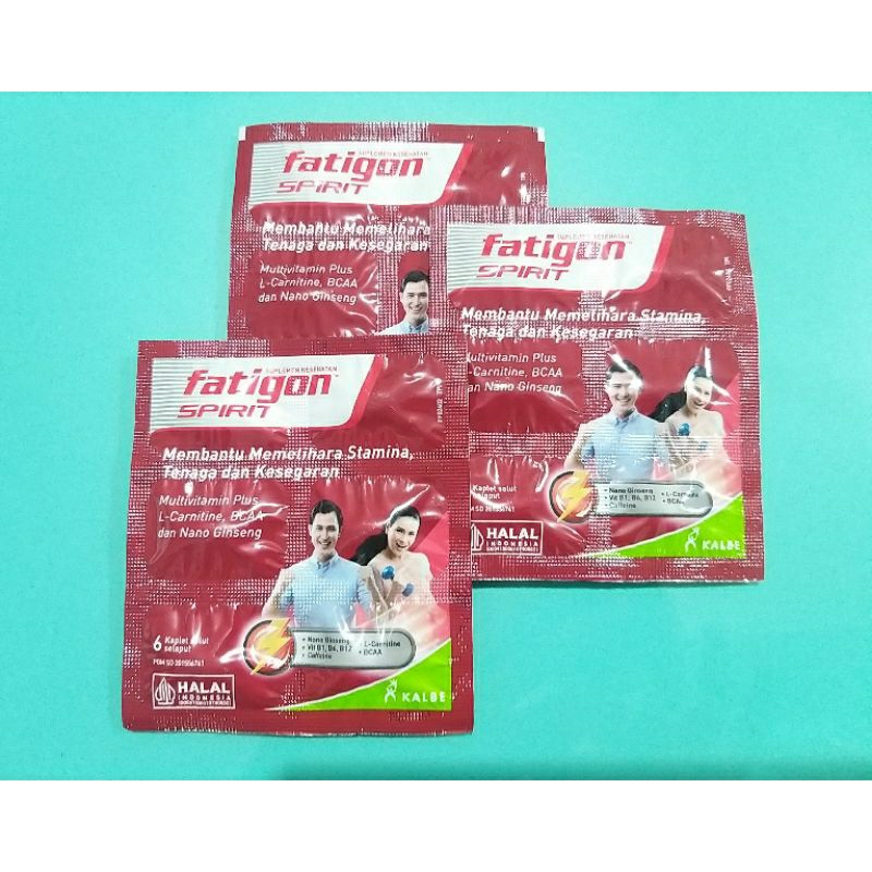 FATIGON SPIRIT 1 STRIP ISI 6 KAPLET | VITAMIN
