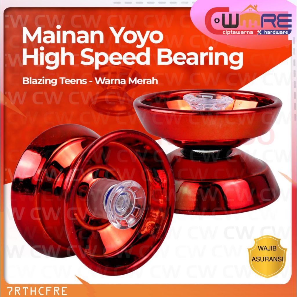 Mainan Yoyo Tali Spin High Speed Bearing Blazing Teens - BDB CW2H