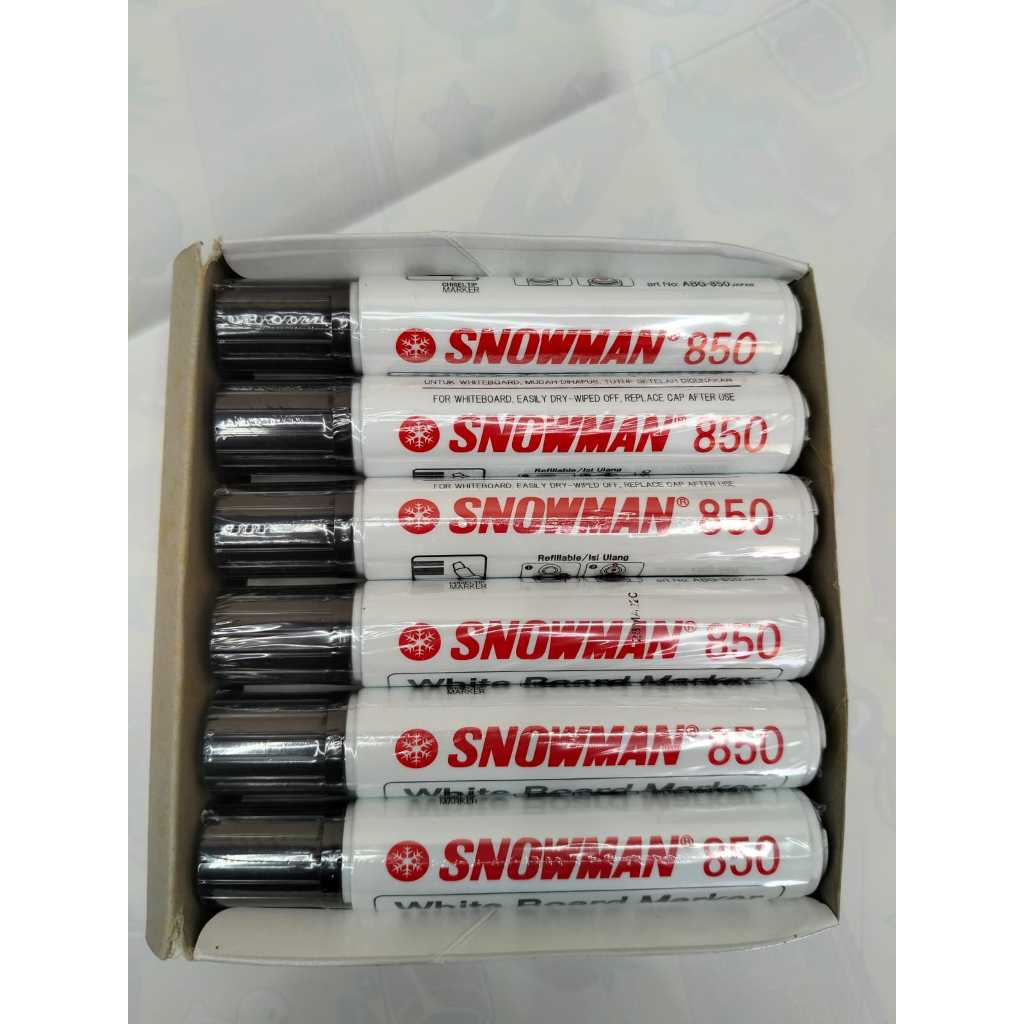 

SNOWMAN WHITEBOARD MARKER ABG-850 / SPIDOL PAPAN TULIS JUMBO ABG-850