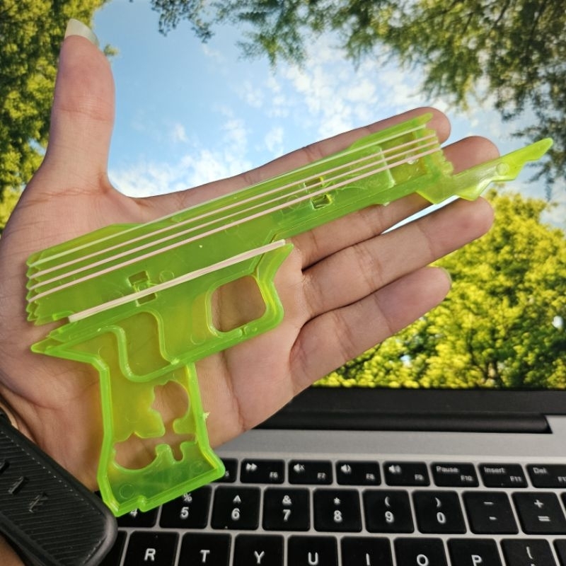 tembak tembakan peluru karet loomband / tembakan mainan anak / mainan murah