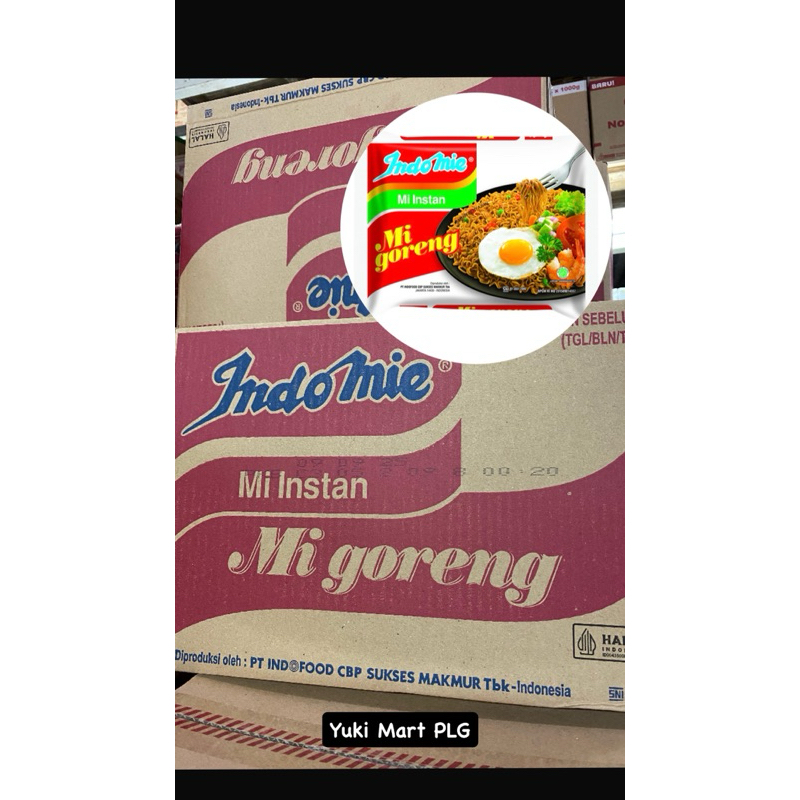 

Indomie mie instan goreng 1 dus isi 40 pcs