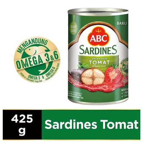 

ABC Sarden Saus Tomat 425 g