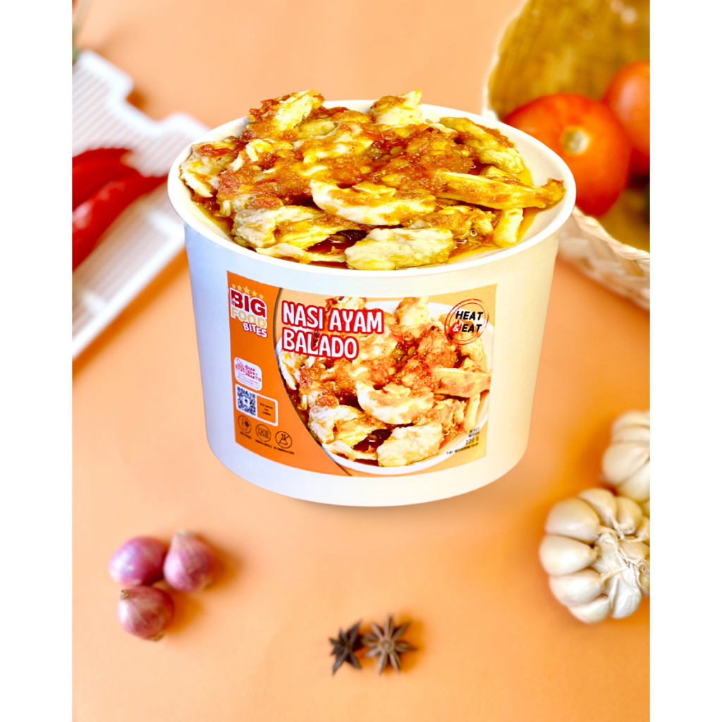 

Nasi Ayam Balado Rice Bowl Beku Chicken Frozen Big Food Bites Meals Siap Saji Instan Enak Murah