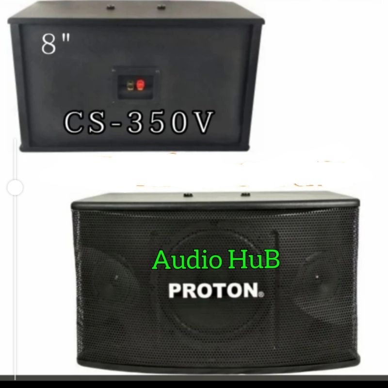 Speaker Pasif 8 Inch PROTON  CS 350 V C350V Sepasang 2 Unit Original