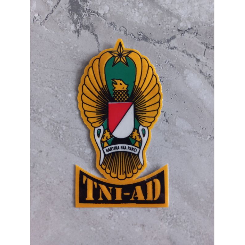 STICKER MOBIL LOGO TNI AD TIMBUL- STICKER MOBIL TNI AD TIMBUL