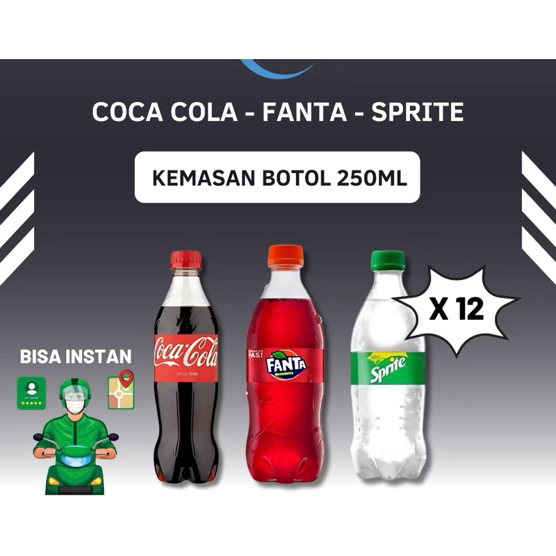 

Coca-Cola, Sprite, Fanta 250 ml