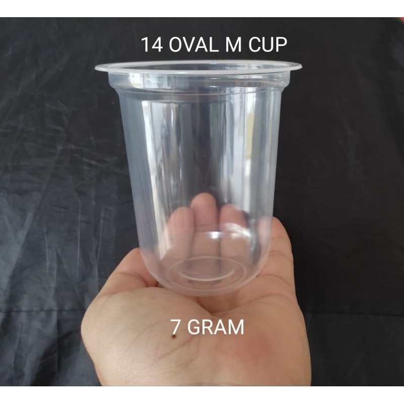 Gelas 14 Oval  M Cup 7 gram (isi 1 Roll 50 pcs)